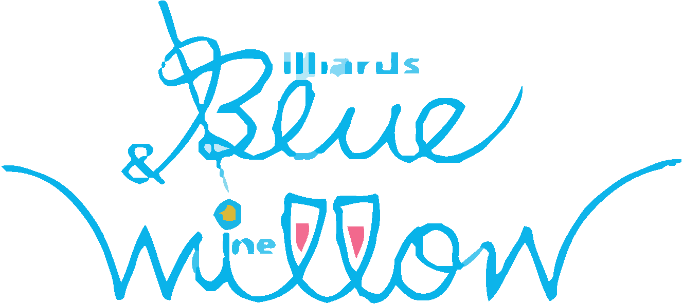 Billiard＆Wine Blue Willow ロゴ